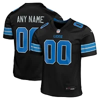 Youth Nike  Black Detroit Lions Alternate Custom Game Jersey