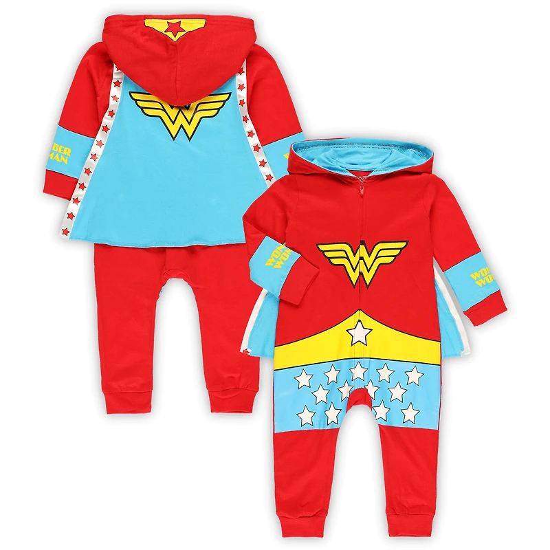 Infant Red Wonder Woman Hoodie Long Sleeve Jumper