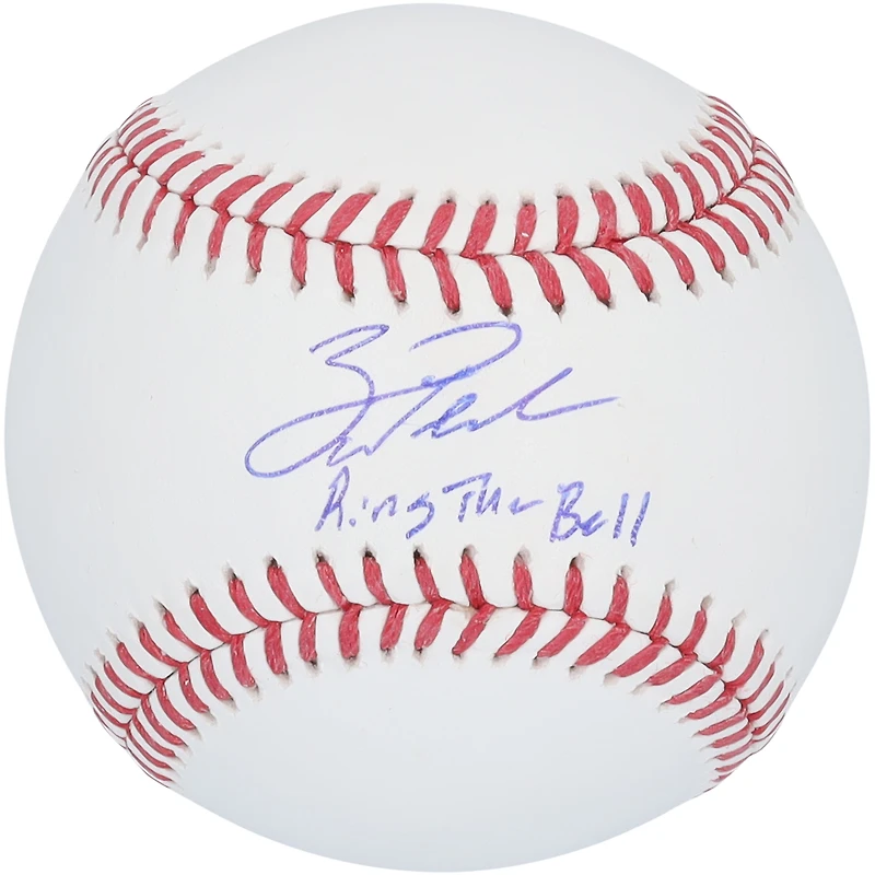 Zack Wheeler Philadelphia Phillies Autographed Baseball with "Ring The Bell" Inscription