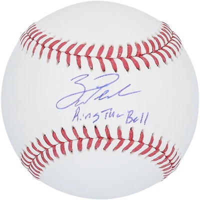 Zack Wheeler Philadelphia Phillies Autographed Baseball with "Ring The Bell" Inscription