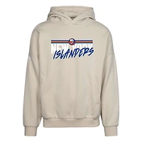 Men's Levelwear Cream New York Islanders  Contact Pullover Hoodie