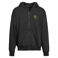 Men's Levelwear Black Vegas Golden Knights  Uphill Insignia Full-Zip Hoodie
