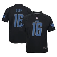 Youth Nike Jared Goff Black Detroit Lions Game Jersey