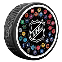 NHL Team Logos Puck