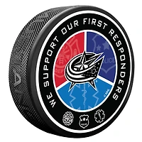 Columbus Blue Jackets First Responders Puck