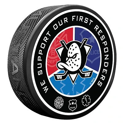 Anaheim Ducks First Responders Puck