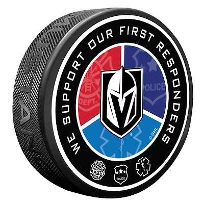 Vegas Golden Knights First Responders Puck