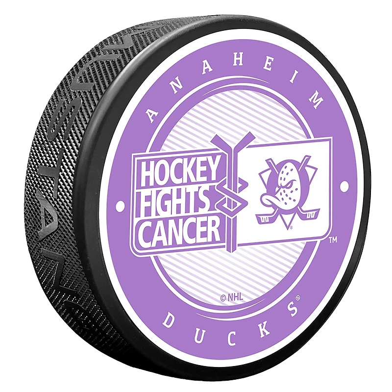 Anaheim Ducks Hockey Fights Cancer Puck