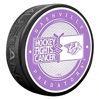 Nashville Predators Hockey Fights Cancer Puck
