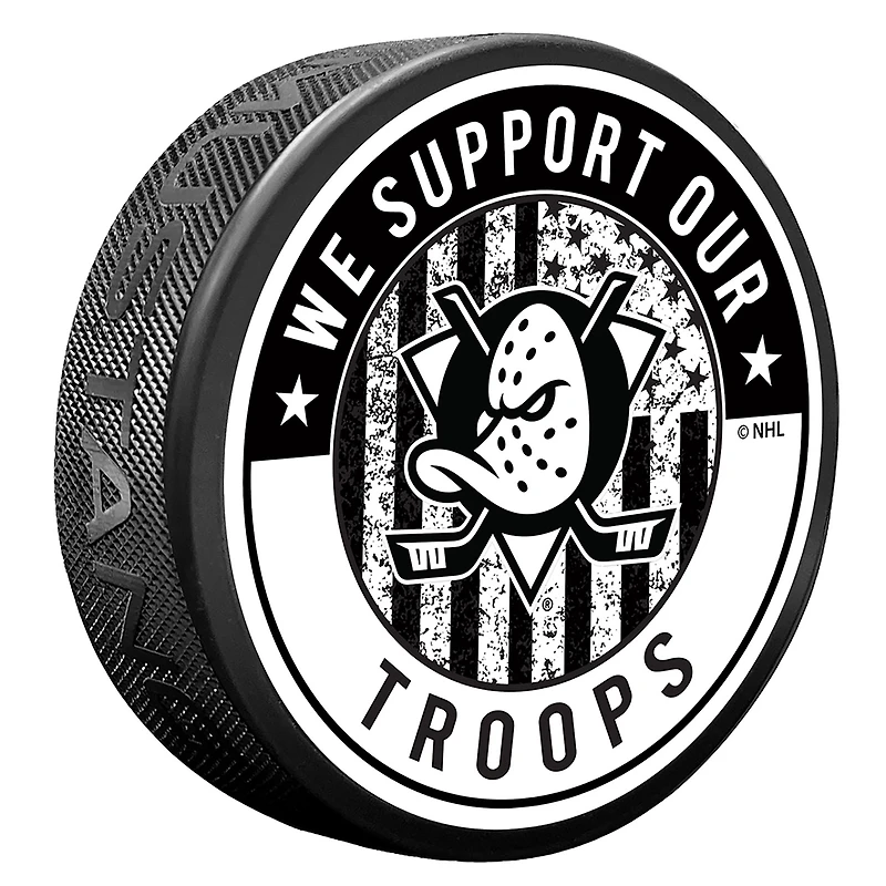 Anaheim Ducks Military Appreciation Puck