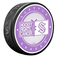 Seattle Kraken Hockey Fights Cancer Puck