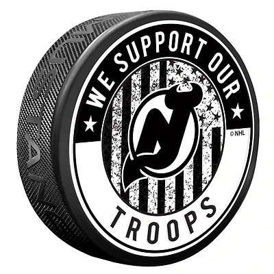 New Jersey Devils Military Appreciation Puck