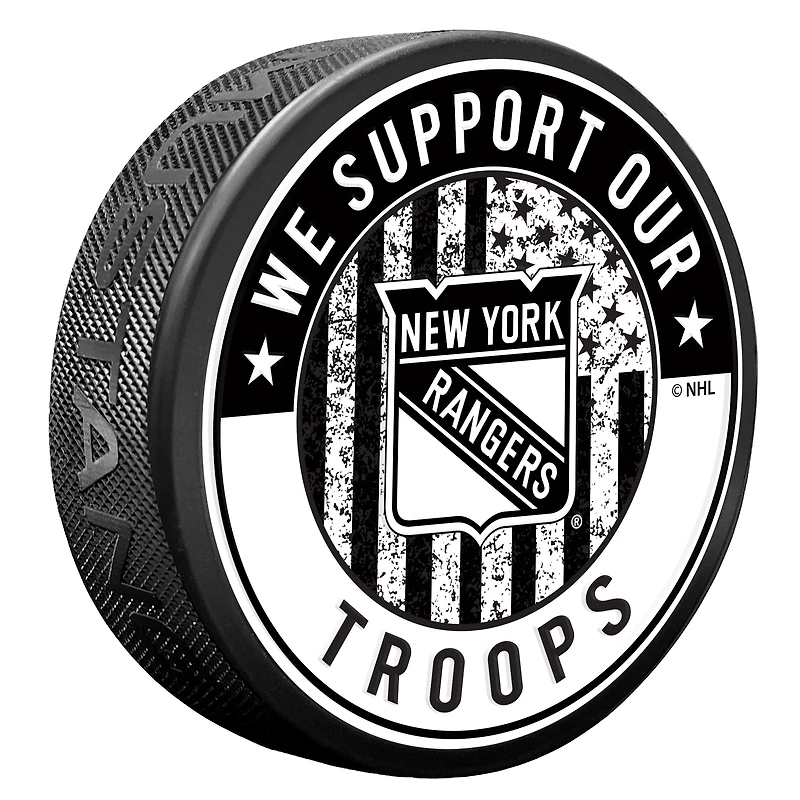 New York Rangers Military Appreciation Puck