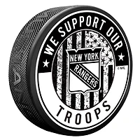 New York Rangers Military Appreciation Puck