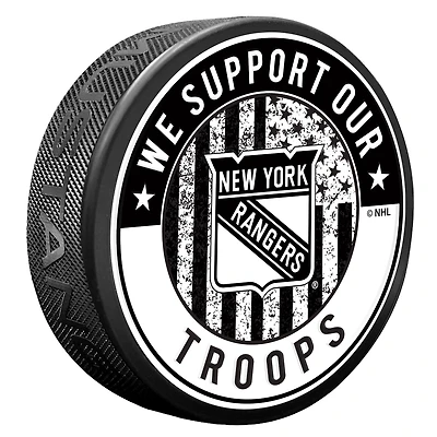 New York Rangers Military Appreciation Puck
