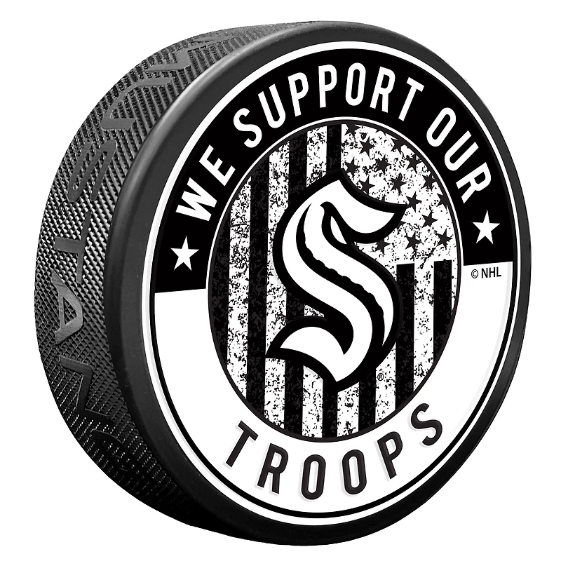 Seattle Kraken Military Appreciation Puck