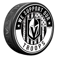 Vegas Golden Knights Military Appreciation Puck