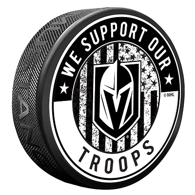 Vegas Golden Knights Military Appreciation Puck