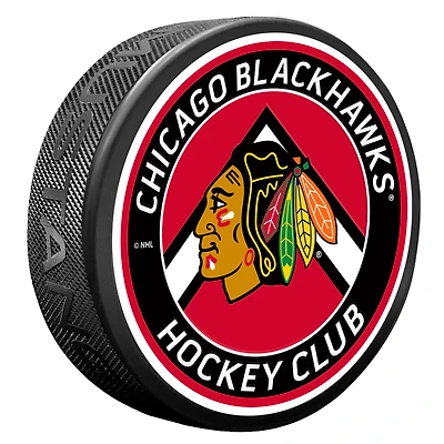 Chicago Blackhawks Chevron Banner Puck