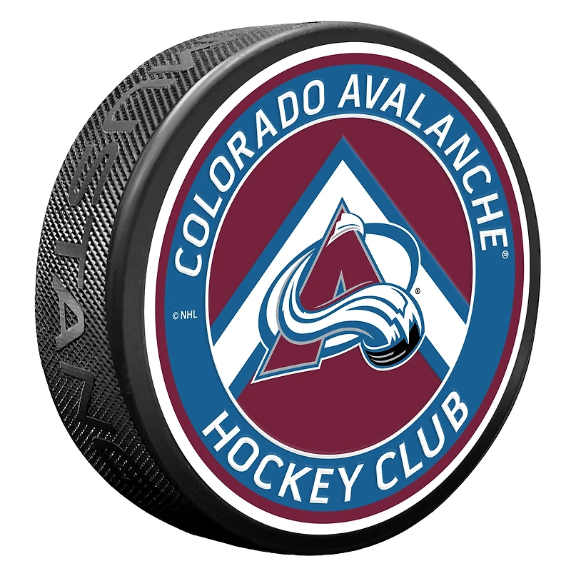 Colorado Avalanche Chevron Banner Puck