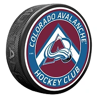Colorado Avalanche Chevron Banner Puck