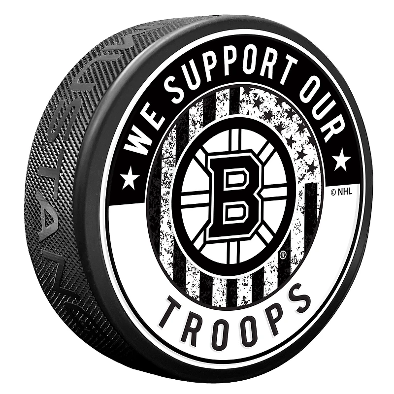 Boston Bruins Military Appreciation Puck