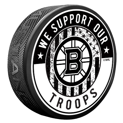 Boston Bruins Military Appreciation Puck