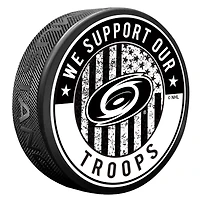 Carolina Hurricanes Military Appreciation Puck