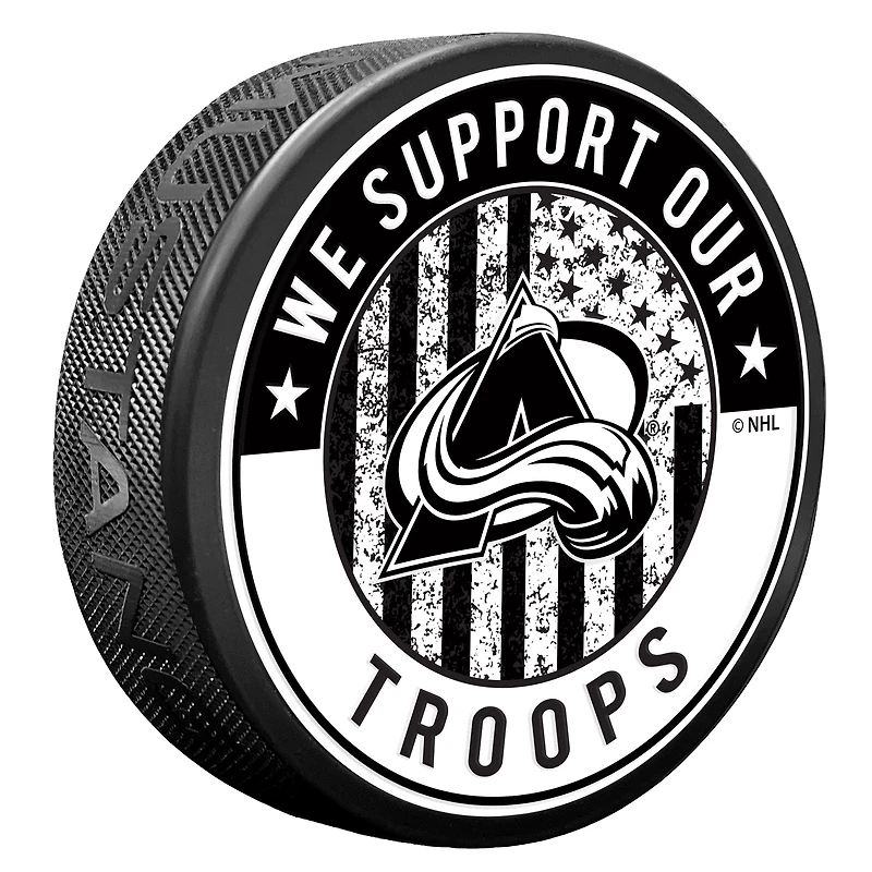 Colorado Avalanche Military Appreciation Puck