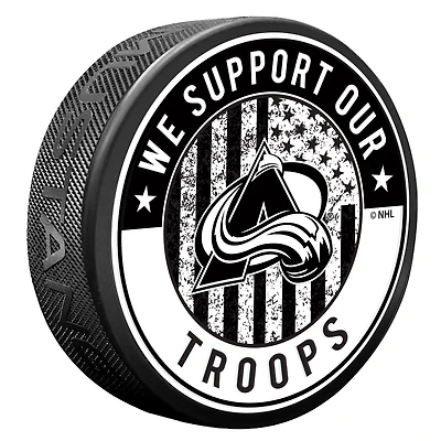 Colorado Avalanche Military Appreciation Puck