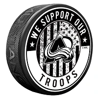 Colorado Avalanche Military Appreciation Puck