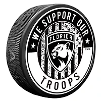 Florida Panthers Military Appreciation Puck