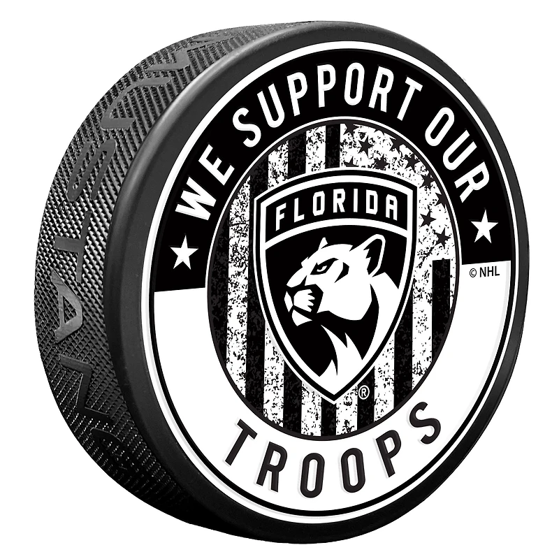 Florida Panthers Military Appreciation Puck
