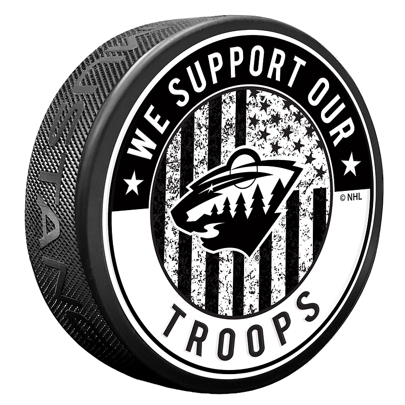 Minnesota Wild Military Appreciation Puck