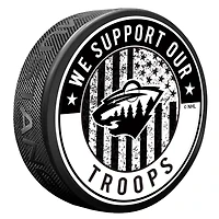 Minnesota Wild Military Appreciation Puck