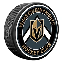 Vegas Golden Knights Chevron Banner Puck