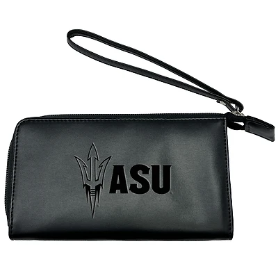 Black Arizona State Sun Devils Cell Phone Wristlet Wallet