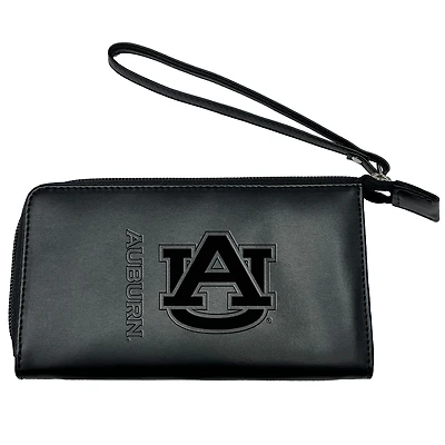 Black Auburn Tigers Cell Phone Wristlet Wallet