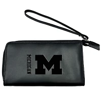 Black Michigan Wolverines Cell Phone Wristlet Wallet