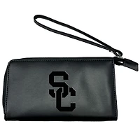 Black USC Trojans Cell Phone Wristlet Wallet