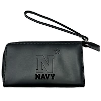 Black Navy Midshipmen Cell Phone Wristlet Wallet