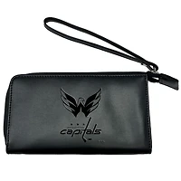 Black Washington Capitals Cell Phone Wristlet Wallet