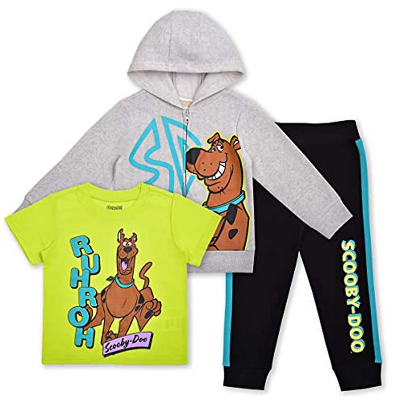 Preschool Gray Scooby-Doo 3-Pack Jogger Set