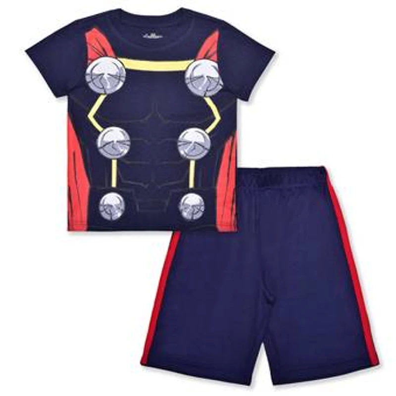 Preschool Blue Thor T-Shirt and Shorts Set