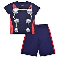 Preschool  Blue Thor T-Shirt and Shorts Set