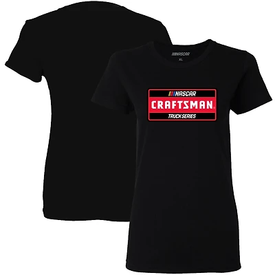 Women's Checkered Flag Sports Black NASCAR Craftsman Truck Series T-Shirt