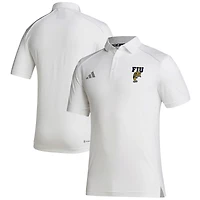 Men's adidas  White FIU Panthers Performance Classic Polo