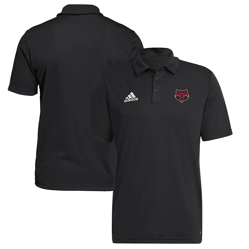 Men's adidas  Black Arkansas State Red Wolves Entrada 22 Polo