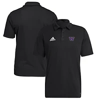 Men's adidas  Black Washington Huskies Entrada 22 Polo