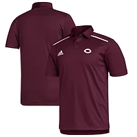 Men's adidas Maroon UChicago Maroons Team Issue Polo